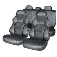 Чехлы универсальные ПЕТРОВ «RECARO» экокожа (черный)