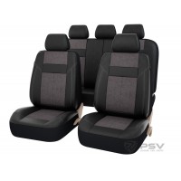 Чехлы универсальные PSV «ABSOLUTE NEXT», экокожа + велюр (Т.Серый)