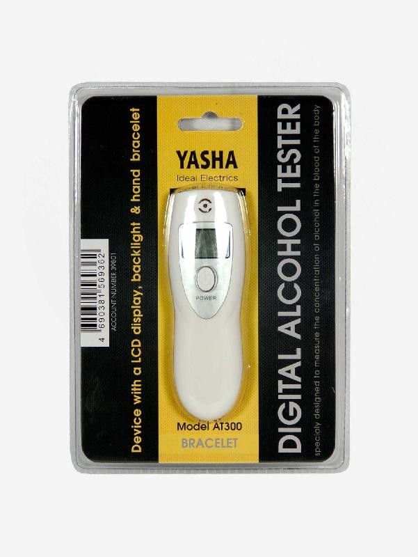 Алкотестер цифровой YASHA АТ300 с ЖК дисплеем