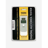 Алкотестер цифровой YASHA AT400 с ЖК дисплеем, будильником, часами, термометром