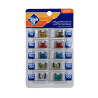 Предохранители флажковые в блистере NOVA BRIGHT «MICRO» (низкопрофильные) (10 шт)