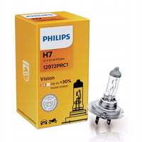 Автолампа галогенная PHILIPS Vision +30% H7 12V 55W (Px26d)