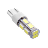 Автолампа светодиодная МАЯК T10 12V (10SMD) WHITE (W2.1x9.5d)