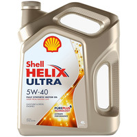 Моторное масло SHELL Helix Ultra 5W-40, синтетическое, 4л