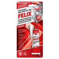 Высокотемпературный герметик-прокладка FELIX, красный, 32 гр.