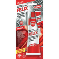 Высокотемпературный герметик-прокладка FELIX, красный, 85 гр.