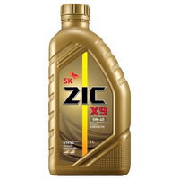 Моторное масло ZIC X9 5W-40, синтетическое, 1л