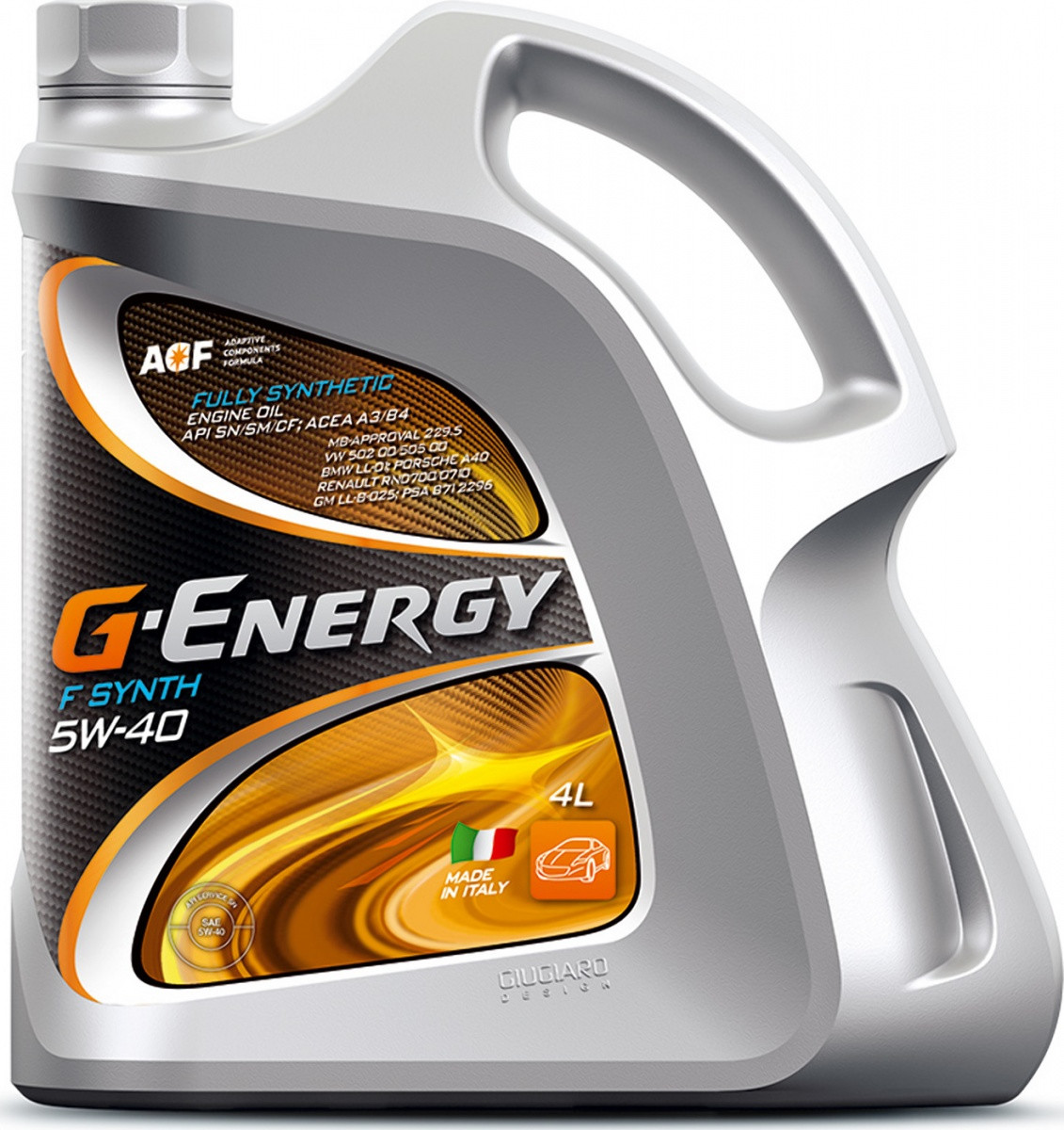 Моторное масло G-ENERGY F-Synth 5W-40, API SN/CF, синтетическое, 4л
