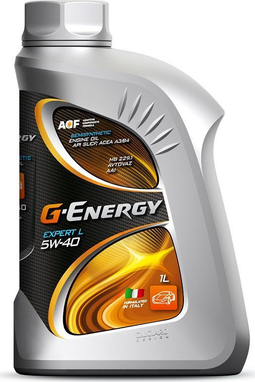Моторное масло G-ENERGY Expert L 5W-40, API SL/CF, полусинтетическое, 1л