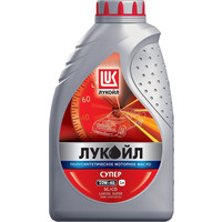 Моторное масло ЛУКОЙЛ Супер 10W-40, API SG/CD, полусинтетическое, 1л