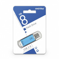 Флеш-накопитель USB 2.0 SmartBuy V-Cut 8GB Blue