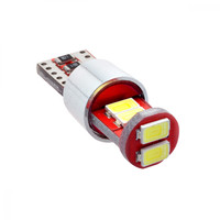 Автолампа светодиодная МАЯК T10 12V CANBUS (6SMD) WHITE (W2.1x9.5d)