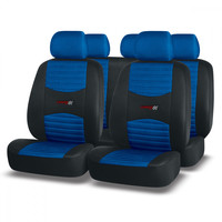 Чехлы универсальные PREMIER «CARBON» (Черно-синие)