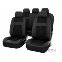 Чехлы универсальные PSV «ABSOLUTE NEXT», экокожа + велюр (Черный)