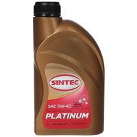 Моторное масло SINTEC PLATINUM SAE 5W-40 API SN/CF, синтетическое, 1л
