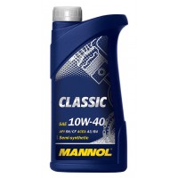 Моторное масло MANNOL CLASSIC 10W-40 SN/CF, A3/B4, полусинтетическое, 1л