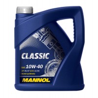 Моторное масло MANNOL CLASSIC 10W-40 SN/CF, A3/B4, полусинтетическое, 4л