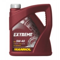 Моторное масло MANNOL EXTREME 5W-40, SN/CF, A3/B4, синтетическое, 4л