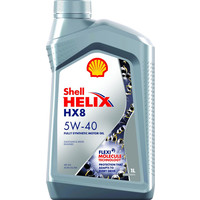 Моторное масло SHELL Helix HX8 5W-40, синтетическое, 1л