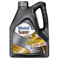 Моторное масло MOBIL Super 3000 X1 5W-40, синтетическое, 4л