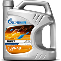 Моторное масло GAZPROMNEFT Super 10W40, полусинтетическое, 4л
