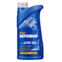 Моторное масло MANNOL DEFENDER 10W-40 API SL, полусинтетическое, 1л