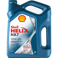 Моторное масло SHELL Helix HX7 10W-40, API SN/CF, полусинтетическое, 4л